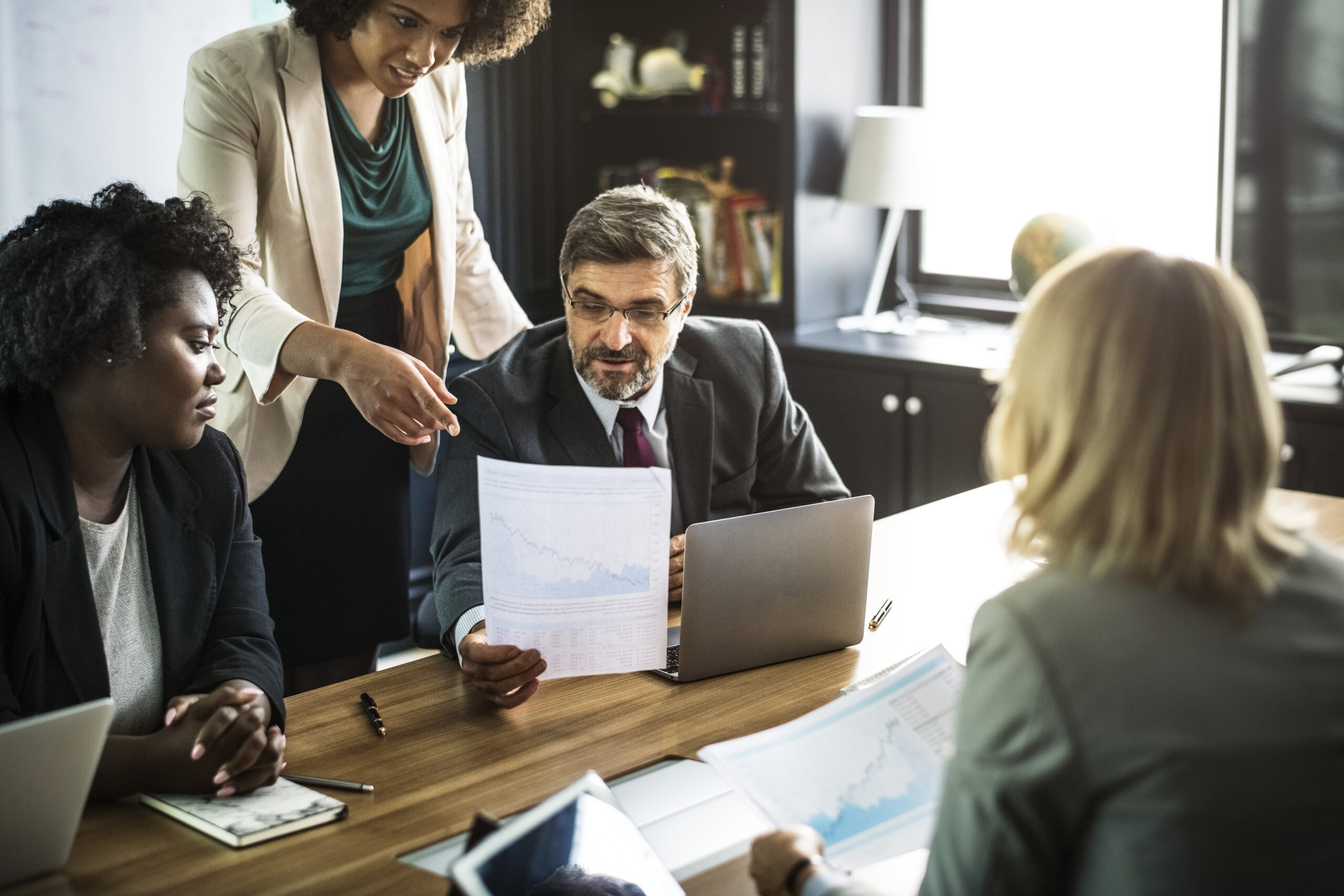 Business people in a meeting